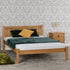 Maya 4FT6 Bed - Distressed Waxed Pine